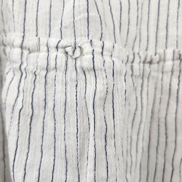 Madewell woman's tiered top in haysboro stripe - Picture 5 of 7